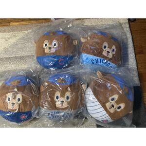 Chicago Cubs Clark the Cub Plush Complete Set 2024 1, 2, 3, 4, 5 RARE SGA
